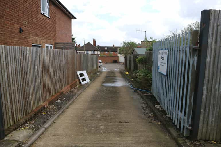 View of entrance to Balmoral Driver Depot